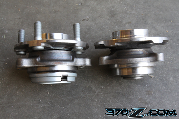 370Z wheel bearing thickness